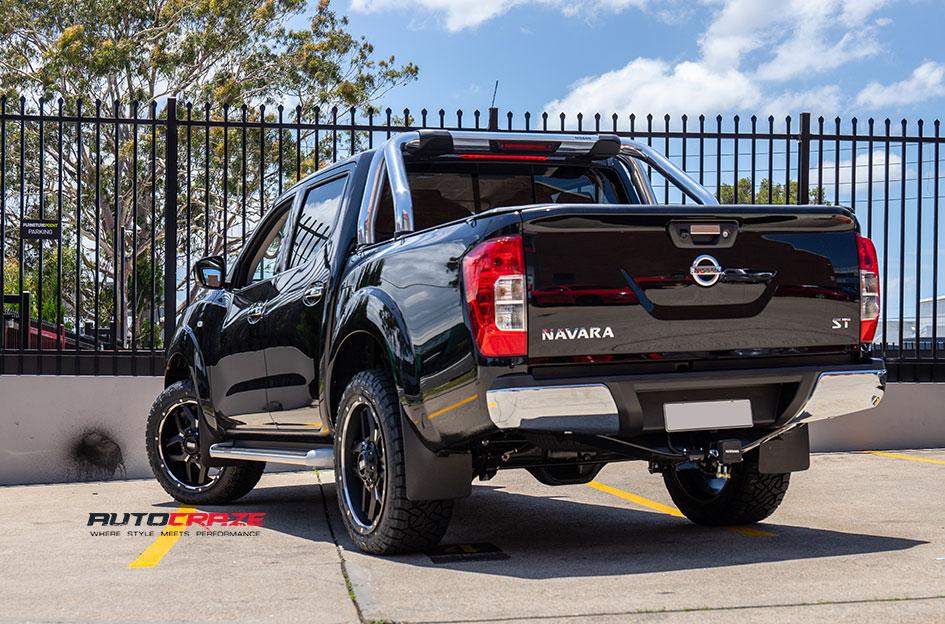 NISSAN NAVARA GD07 MATTE BLACK MILLED